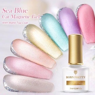 BORN PRETTY Cat Eye Gel Nail Polish 3D Magnetic Gel Soak Off UV